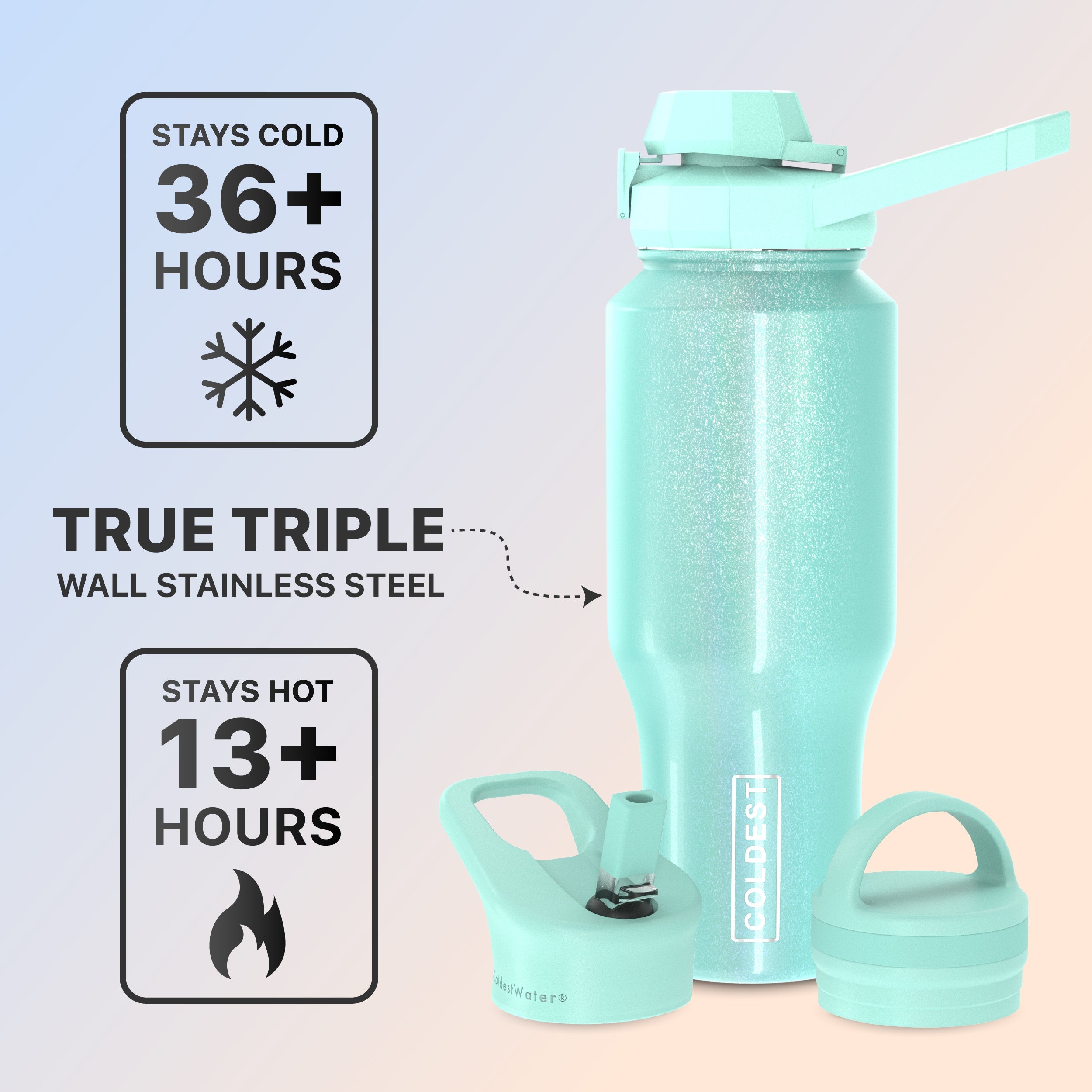 Coldest 36oz Universal Bottle