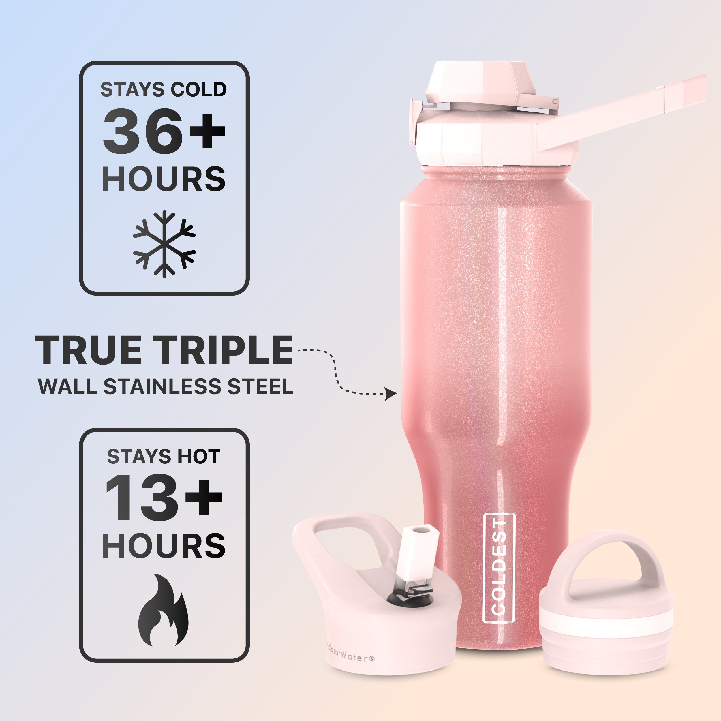 Coldest 36oz Universal Bottle