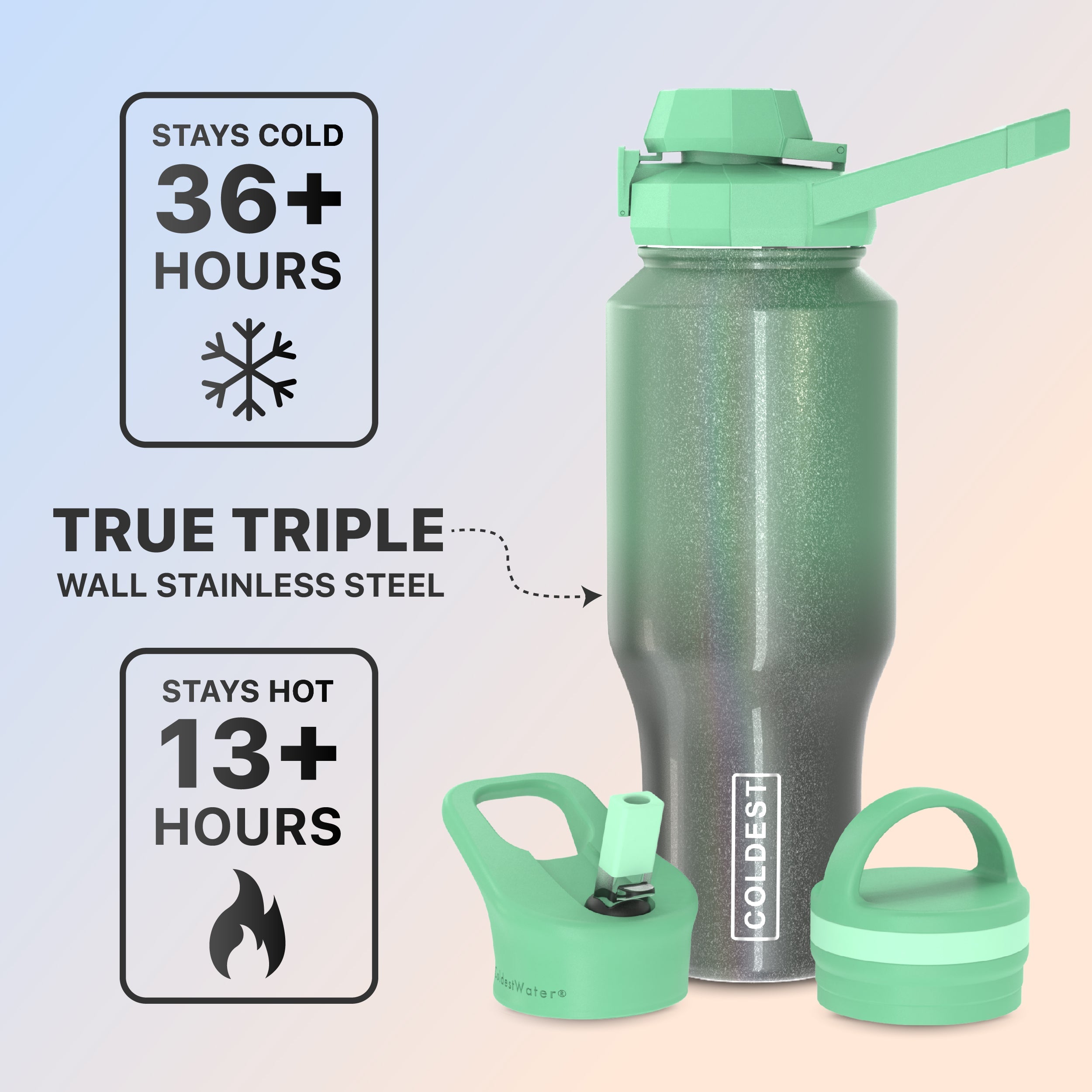 Coldest 36oz Universal Bottle