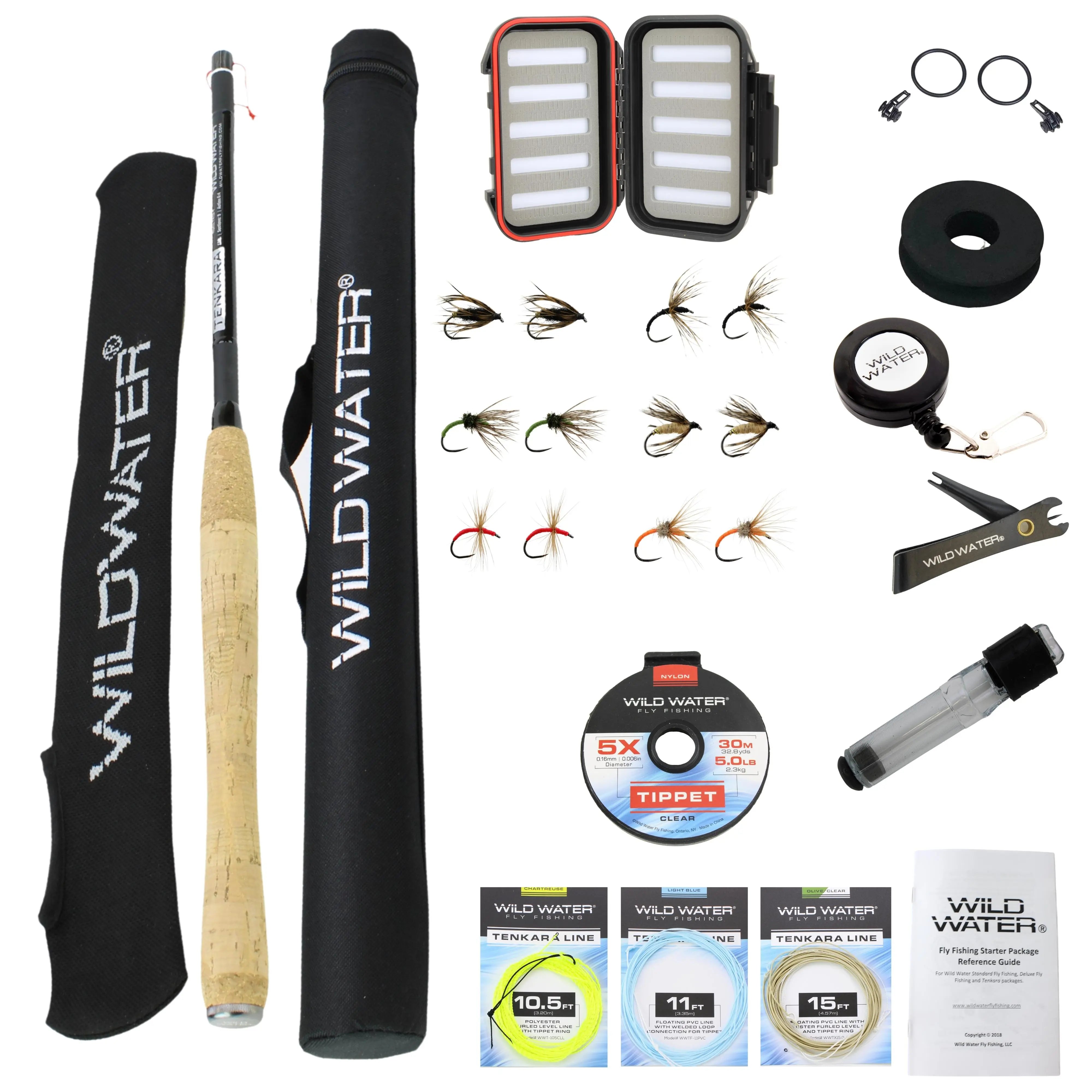 Wild Water Tenkara Fly Fishing Kit 12 ft Rod