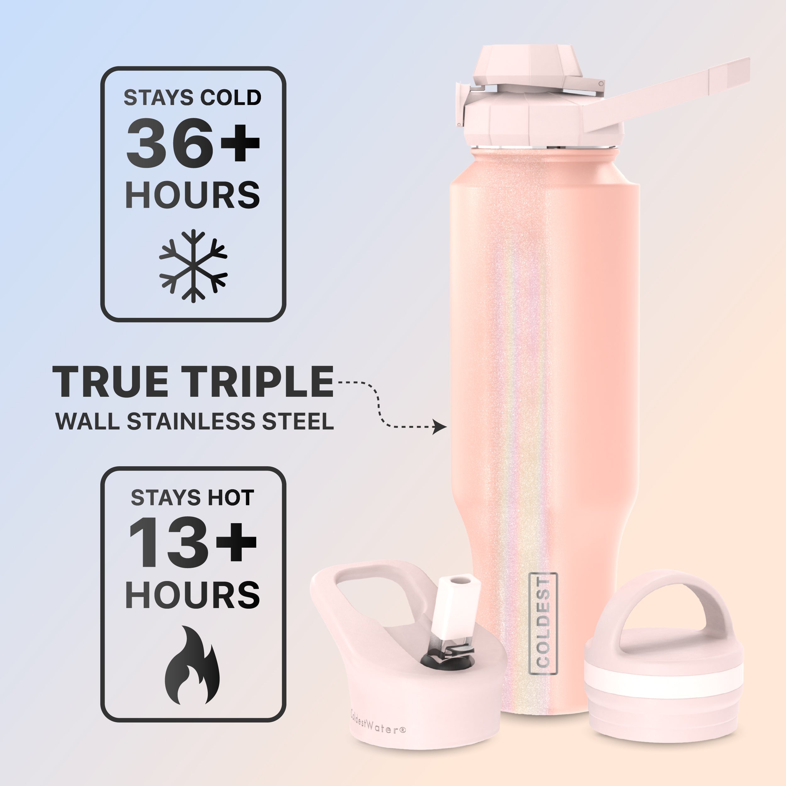 Coldest 46oz Universal Bottle