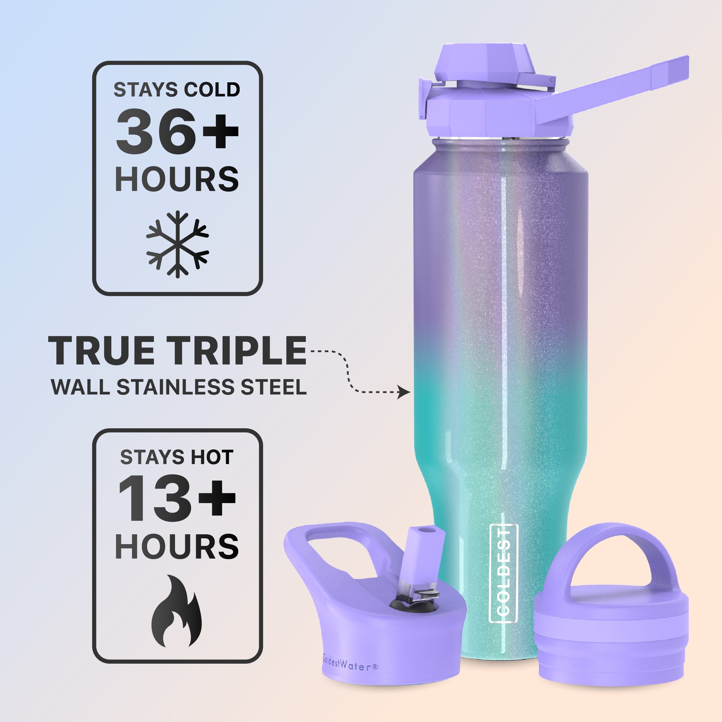 Coldest 46oz Universal Bottle