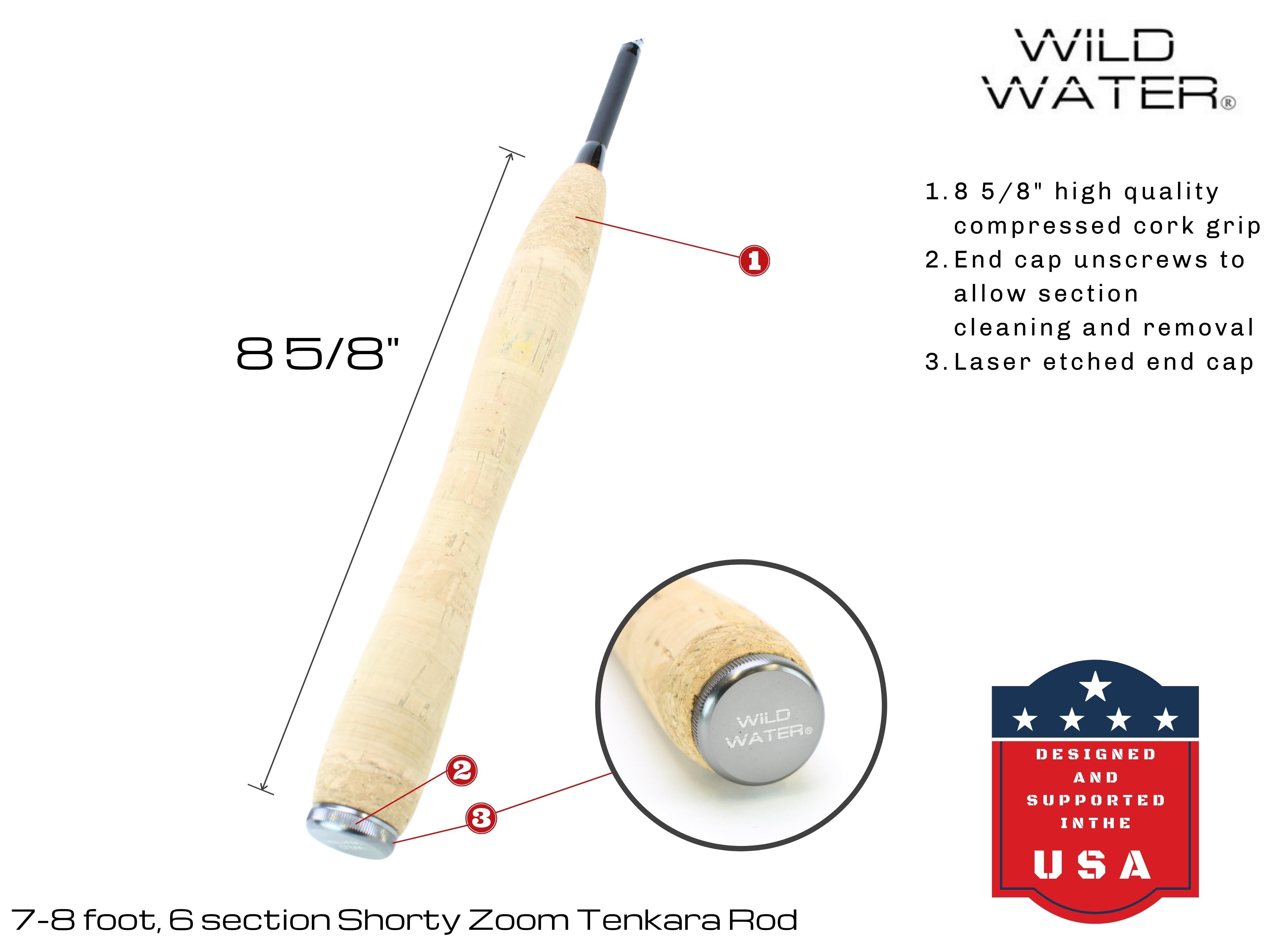 Wild Water Fly Fishing 7' - 8' Shorty Zoom Tenkara Rod