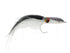 Wild Water Fly Fishing Black and White Snake Head Popper, Size 2/0, Qty. 2