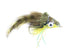 Wild Water Fly Fishing Green Camo Frog Deer Hair Diver, Size 2, Qty. 2