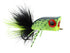 Wild Water Fly Fishing Chartreuse and Black Crease Minnow, size 2, qty. 4