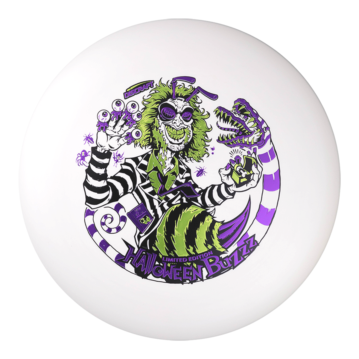 Discraft Limited Edition 2024 Halloween Buzzjuice Triple Foil Glo Elite Z Buzzz Midrange Golf Disc