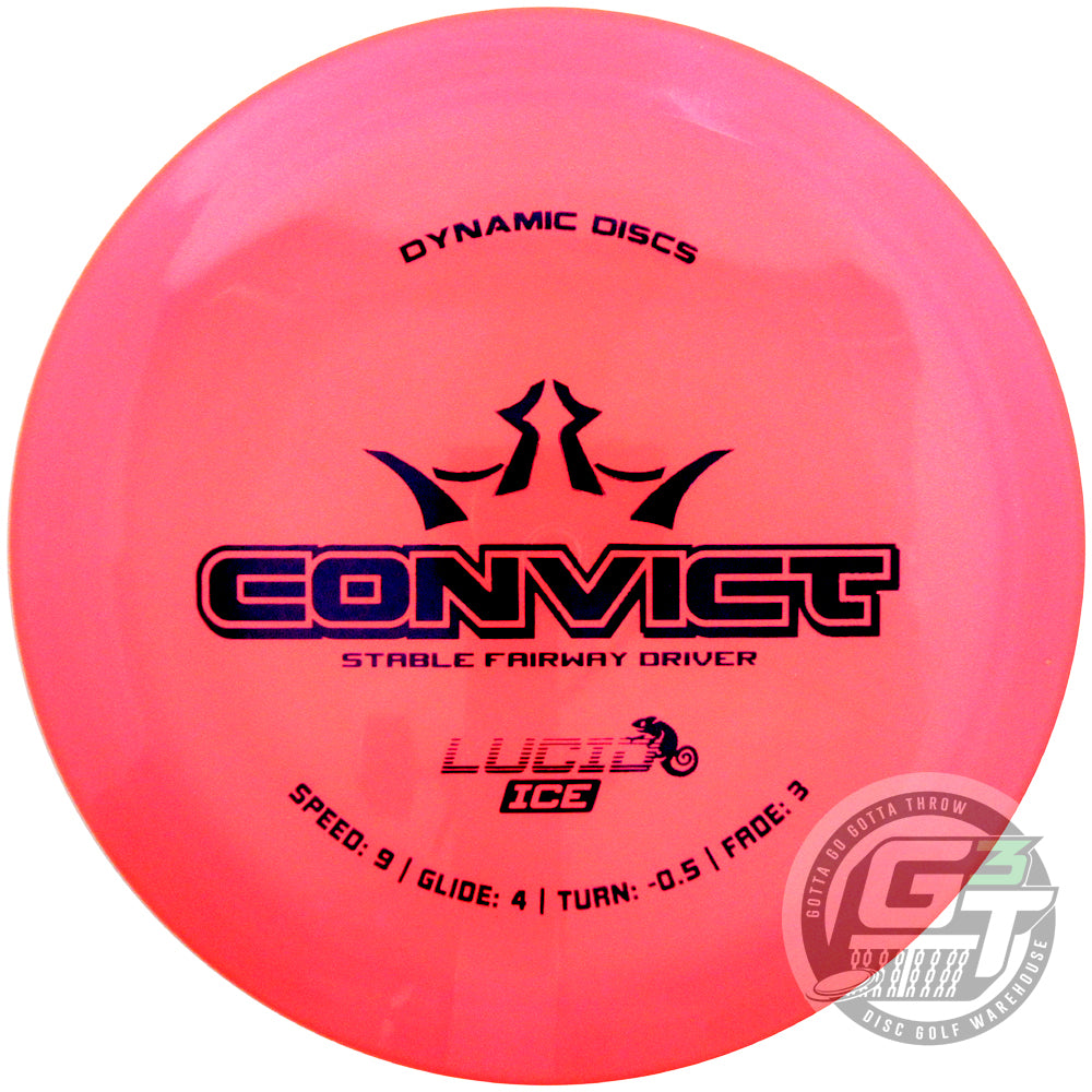 Dynamic Discs Chameleon Lucid Ice Convict Fairway Driver Golf Disc