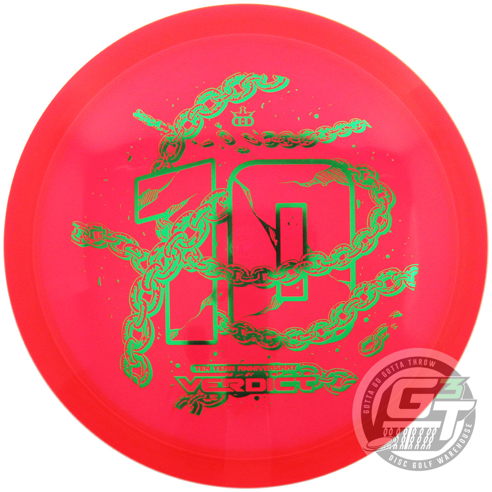 Dynamic Discs Limited Edition 10-Year Anniversary Lucid Ice Verdict Midrange Golf Disc