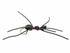 Wild Water Fly Fishing Black Foam Spider, Size 14, Qty. 6