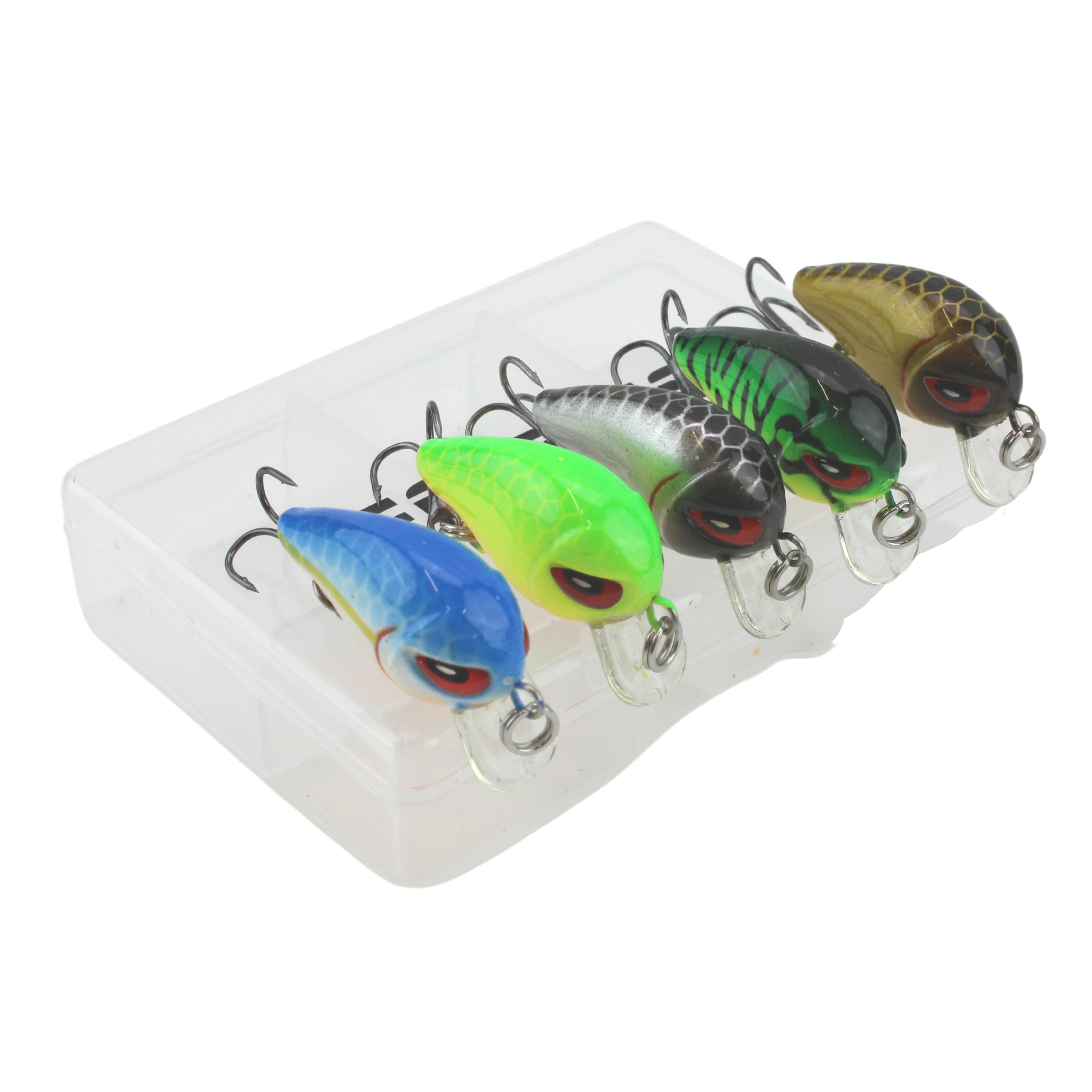 Fortis Mini Crankbait Assortment 5 with 5 Mini Crankbait Lures