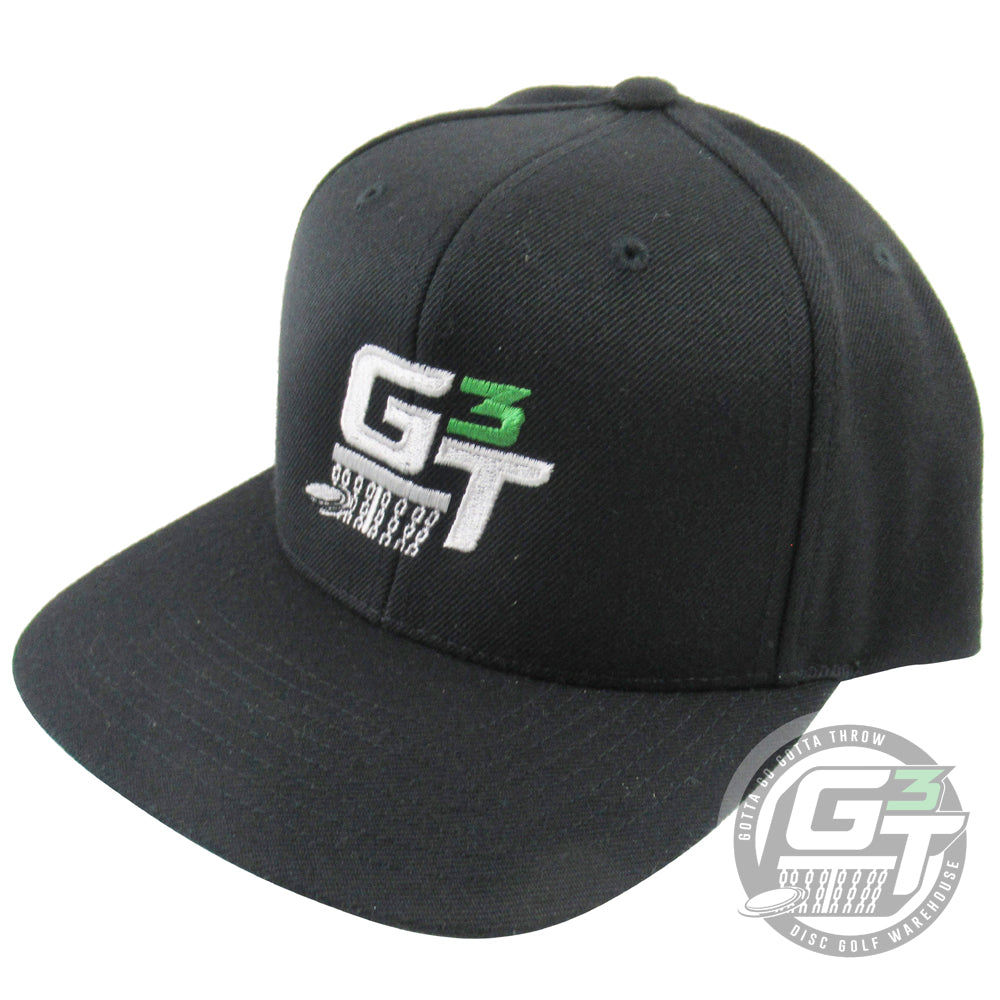 Gotta Go Gotta Throw G3T Logo Snapback Flat Bill Disc Golf Hat