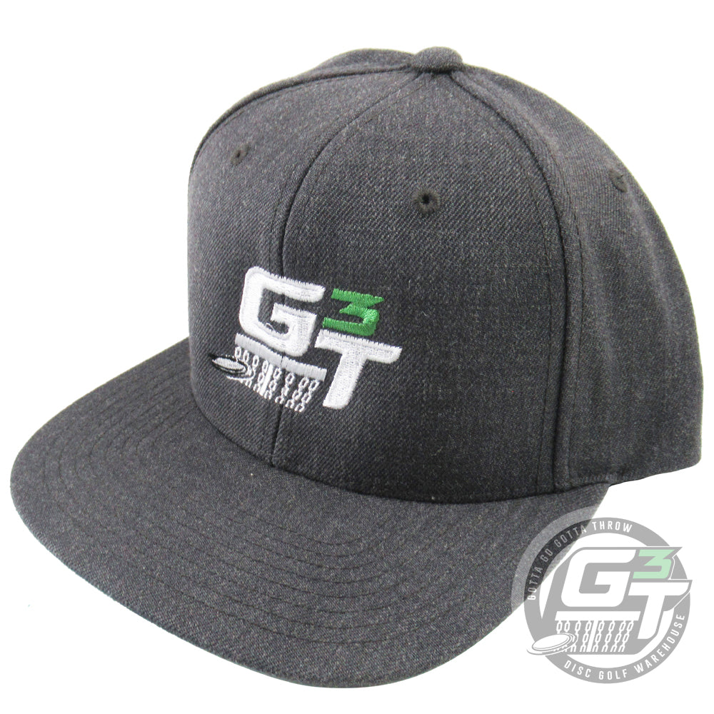 Gotta Go Gotta Throw G3T Logo Snapback Flat Bill Disc Golf Hat