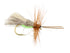 Wild Water Fly Fishing Goddard Caddis with Chartreuse Underside, Size 12, Qty. 6