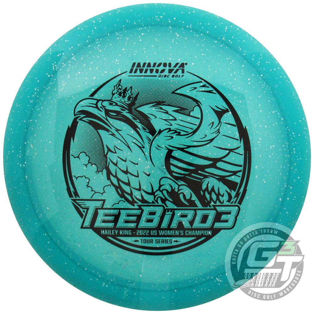 Innova Limited Edition 2024 Tour Series Hailey King Metal Flake Champion Teebird3 Fairway Driver Golf Disc