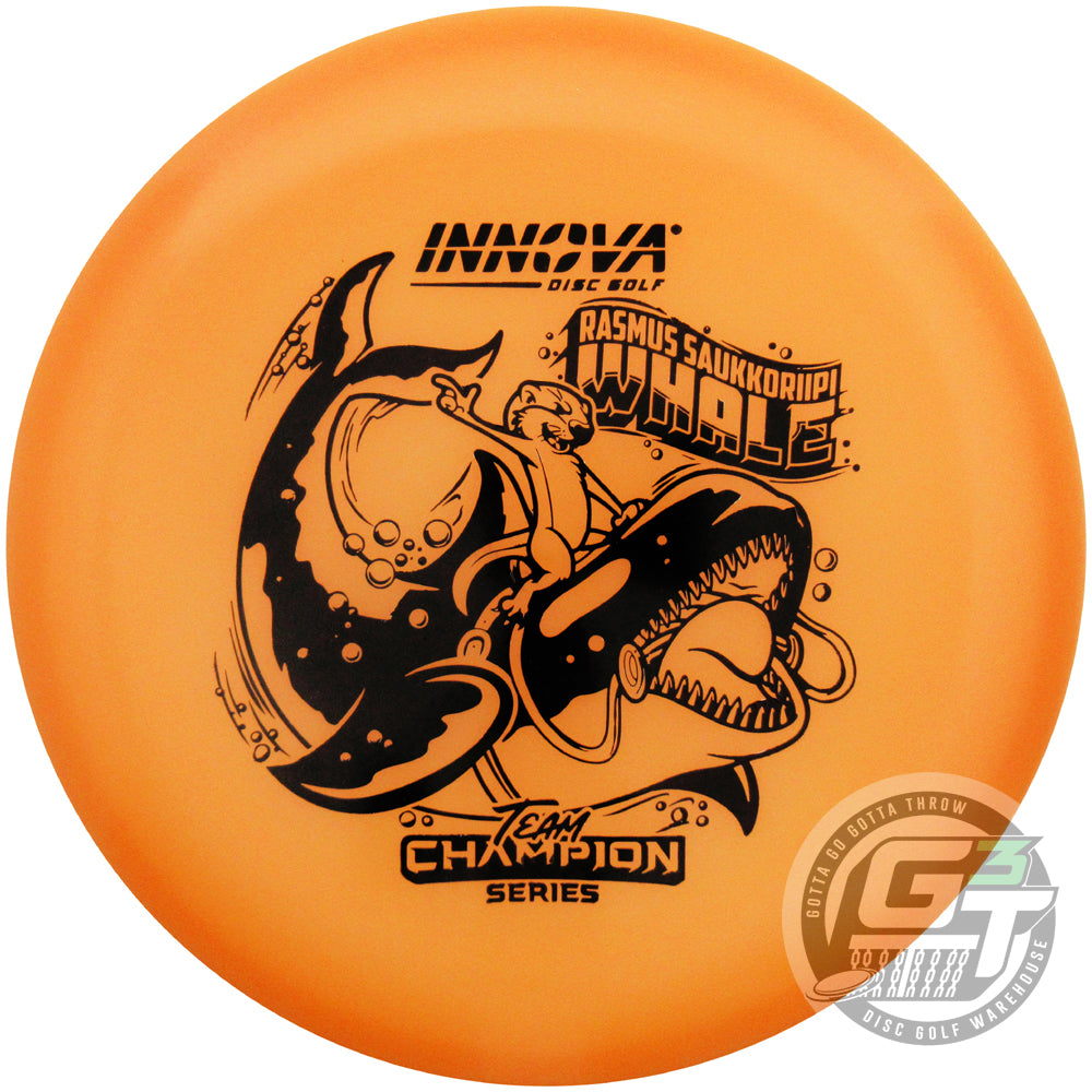 Innova Limited Edition 2024 Tour Series Rasmus Saukkoriipi Proto Glow Champion Whale Putter Golf Disc