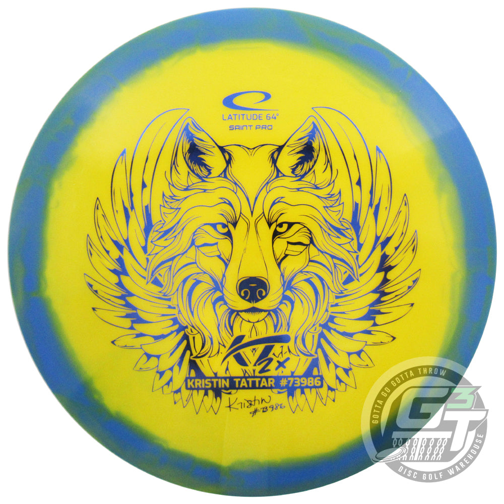 Latitude 64 Limited Edition 2024 Team Series Kristin Tattar Gold Orbit Saint Pro Fairway Driver Golf Disc