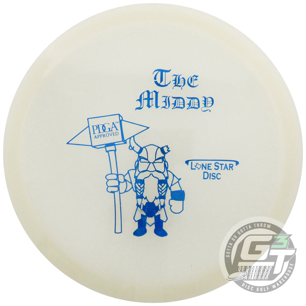 Lone Star Artist Series Glow Bravo The Middy Midrange Golf Disc