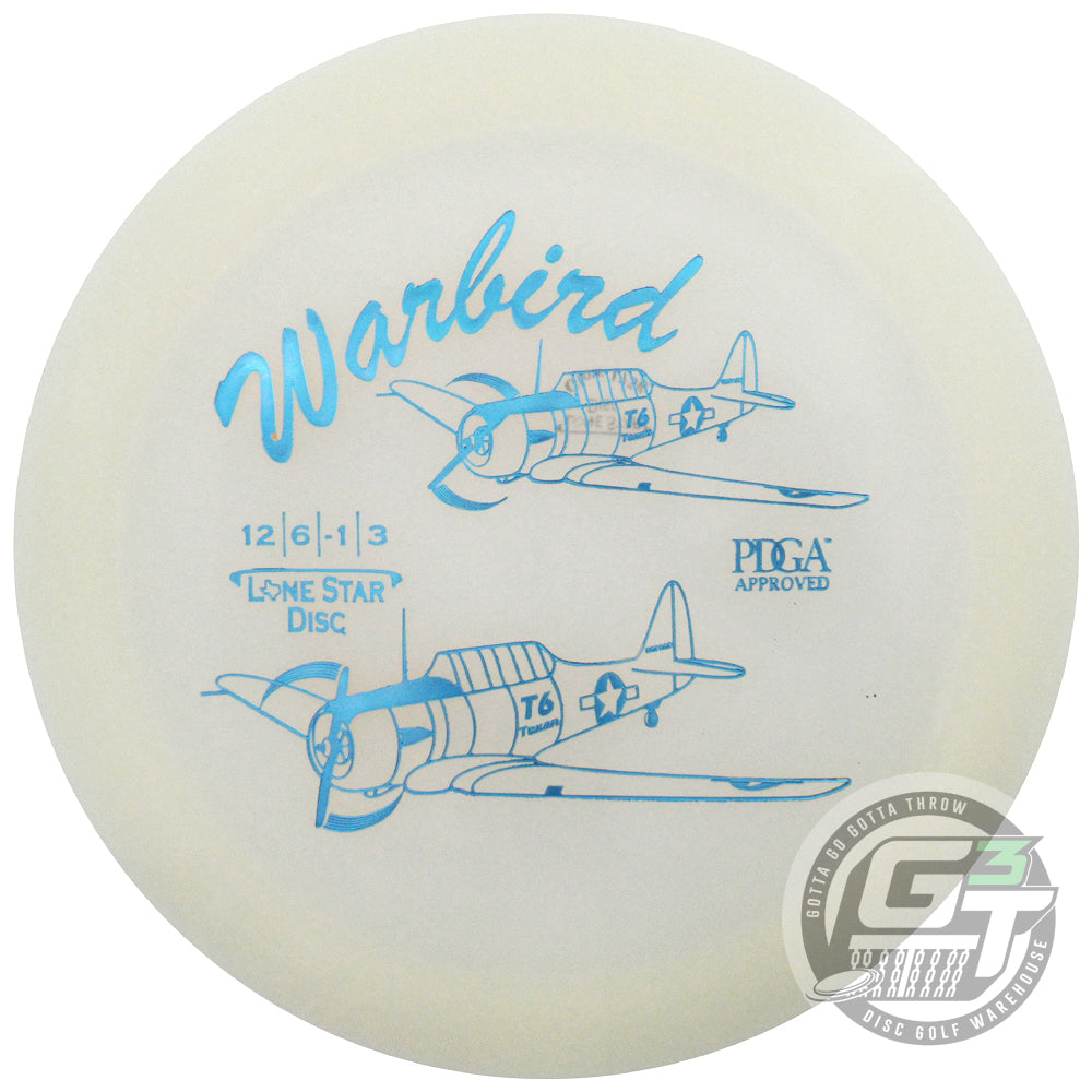 Lone Star Artist Series Glow Alpha Warbird Distance Driver Golf Disc