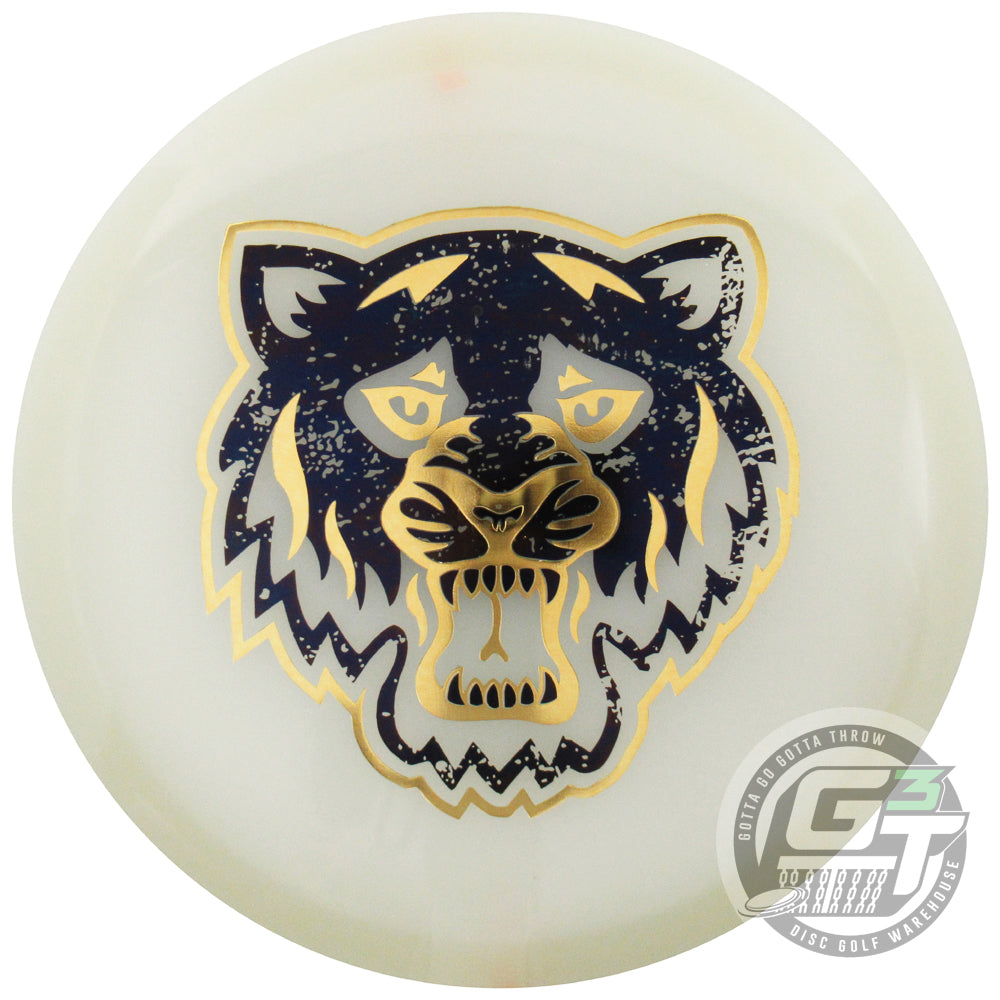 Lone Star Artist Series Glow Alpha Bearkat Midrange Golf Disc