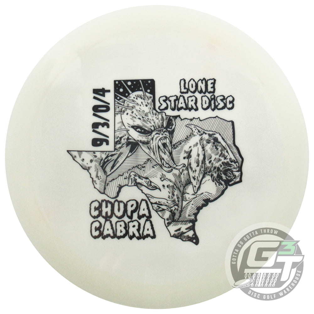 Lone Star Artist Series Glow Alpha Chupacabra Fairway Driver Golf Disc