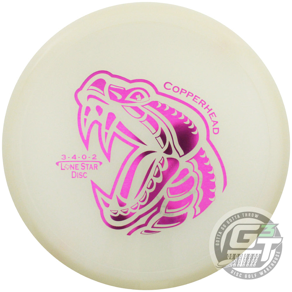 Lone Star Artist Series Glow Alpha Copperhead Putter Golf Disc