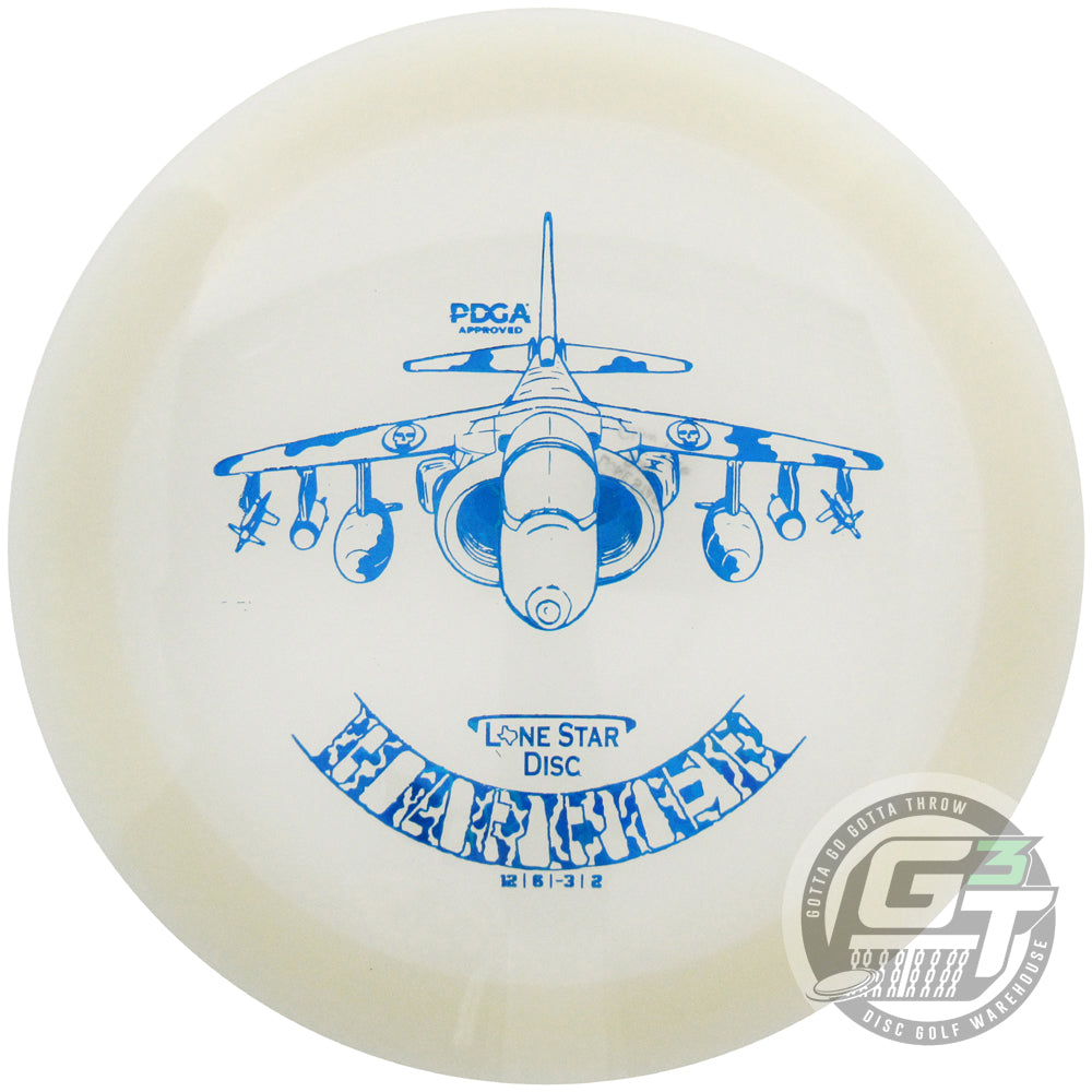 Lone Star Artist Series Glow Alpha Harrier Distance Driver Golf Disc