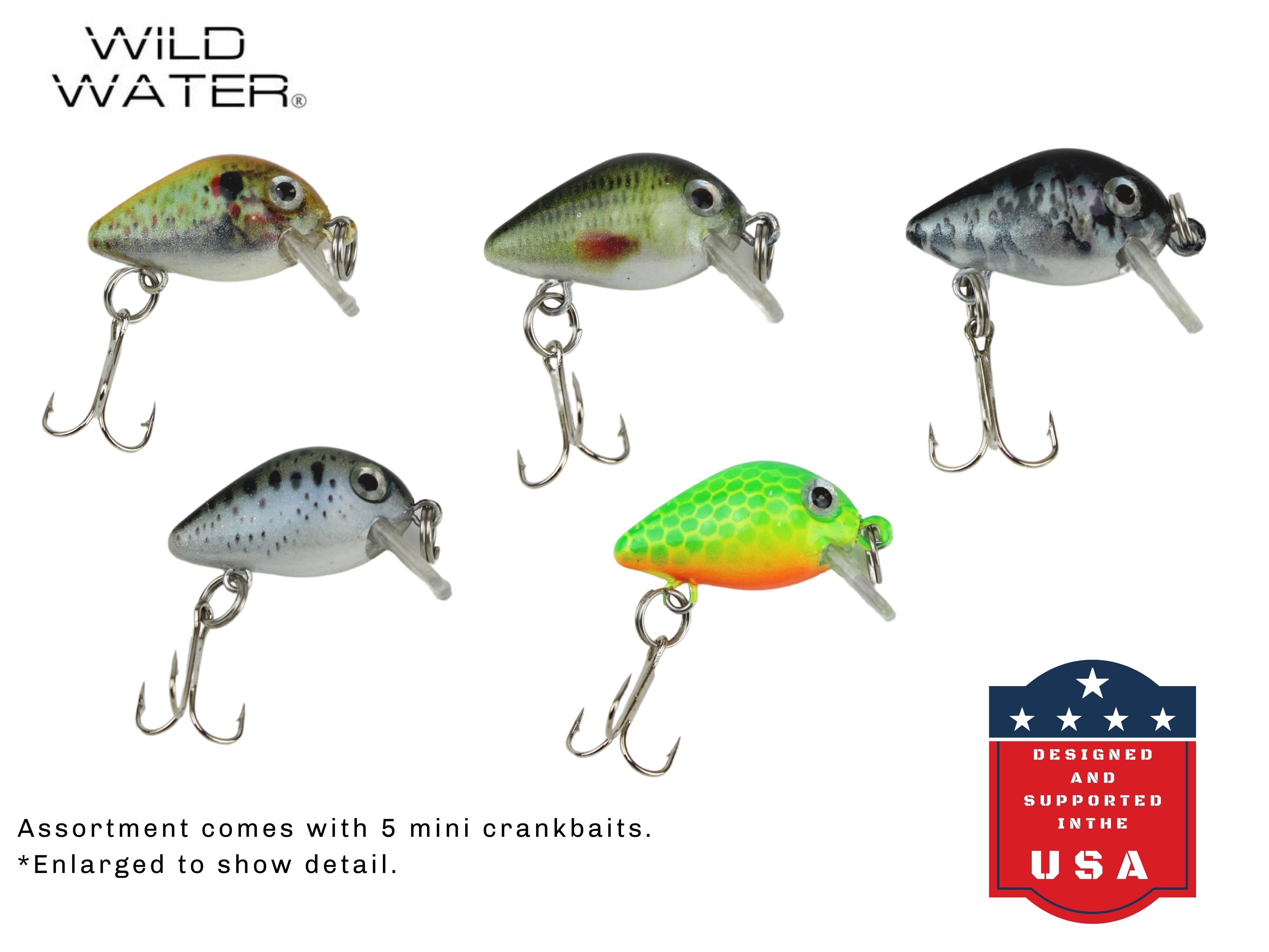 Fortis Mini Crankbait Assortment 1 with 5 Mini Crankbait Lures