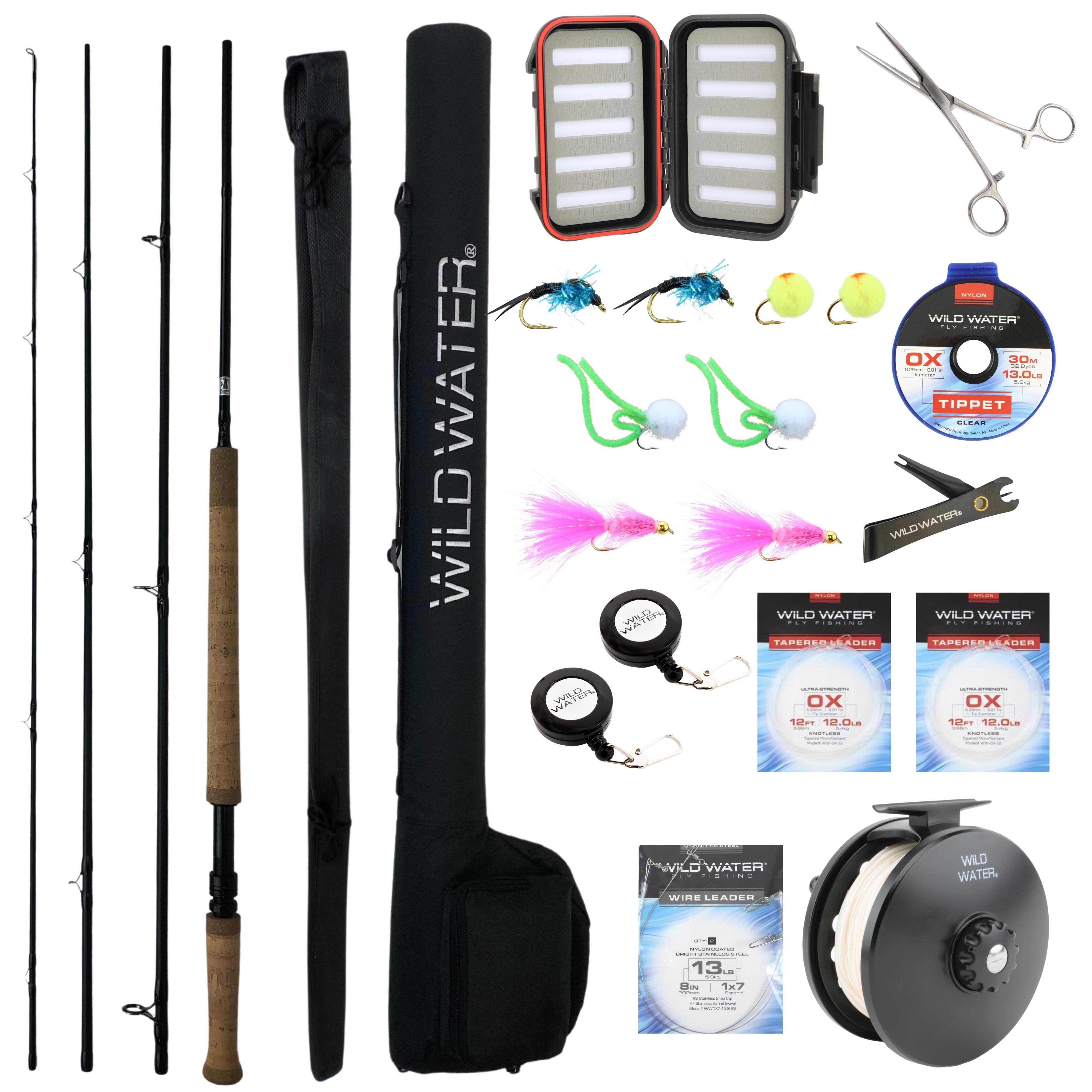 Wild Water Fly Fishing Combo for Steelhead, 11 ft 5 wt Switch Rod