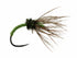 Wild Water Fly Fishing Olive Sakasa Kebari Tenkara Fly, size 12, qty. 6