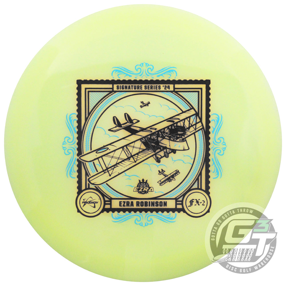 Prodigy Limited Edition 2024 Signature Series Ezra Robinson 400 Glow Series FX2 Fairway Driver Golf Disc