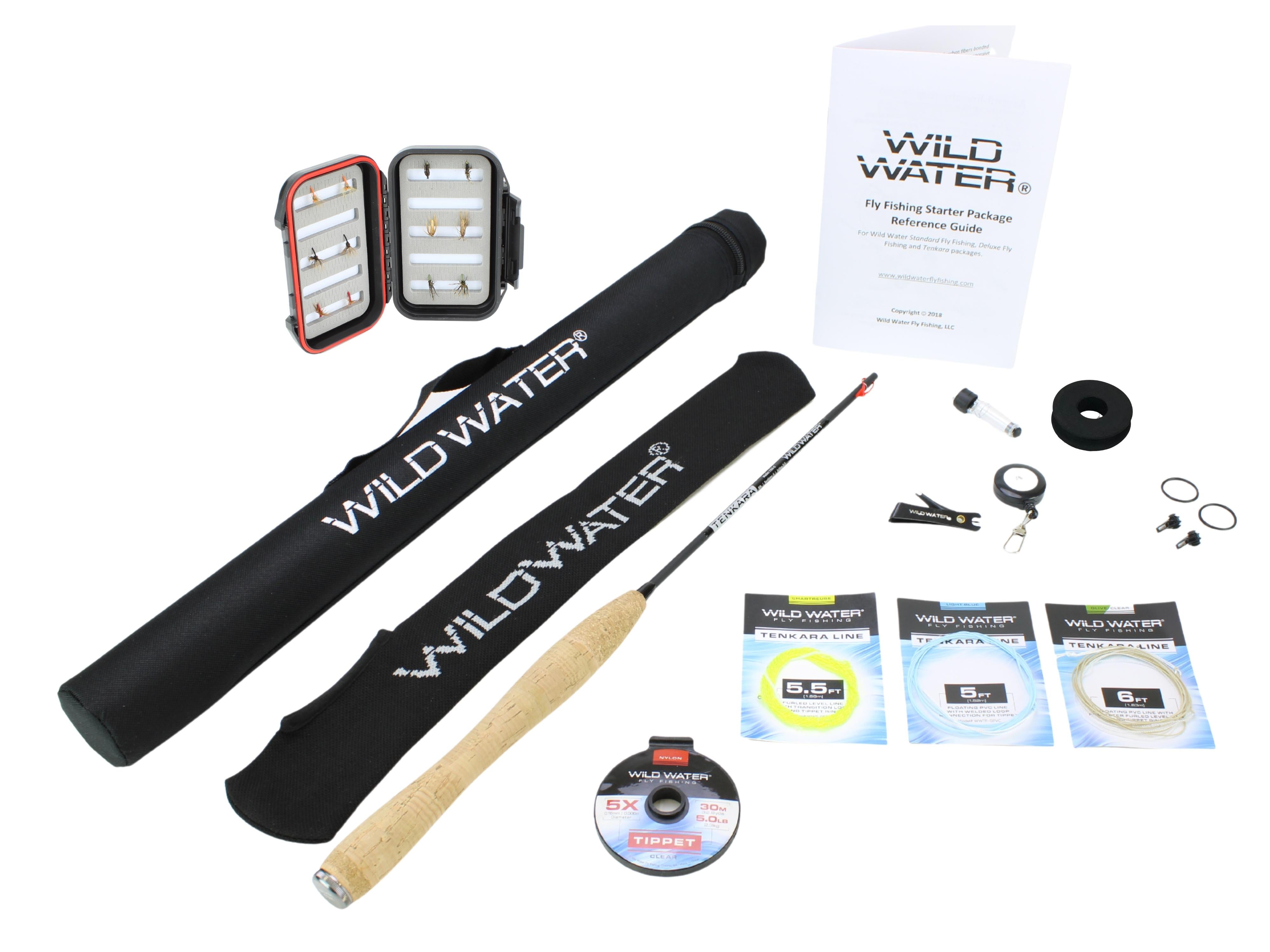 Wild Water Tenkara Fly Fishing Kit 6 ft Rod