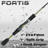 Fortis 5' Ultra Light Action 2 Piece Spinning Rod