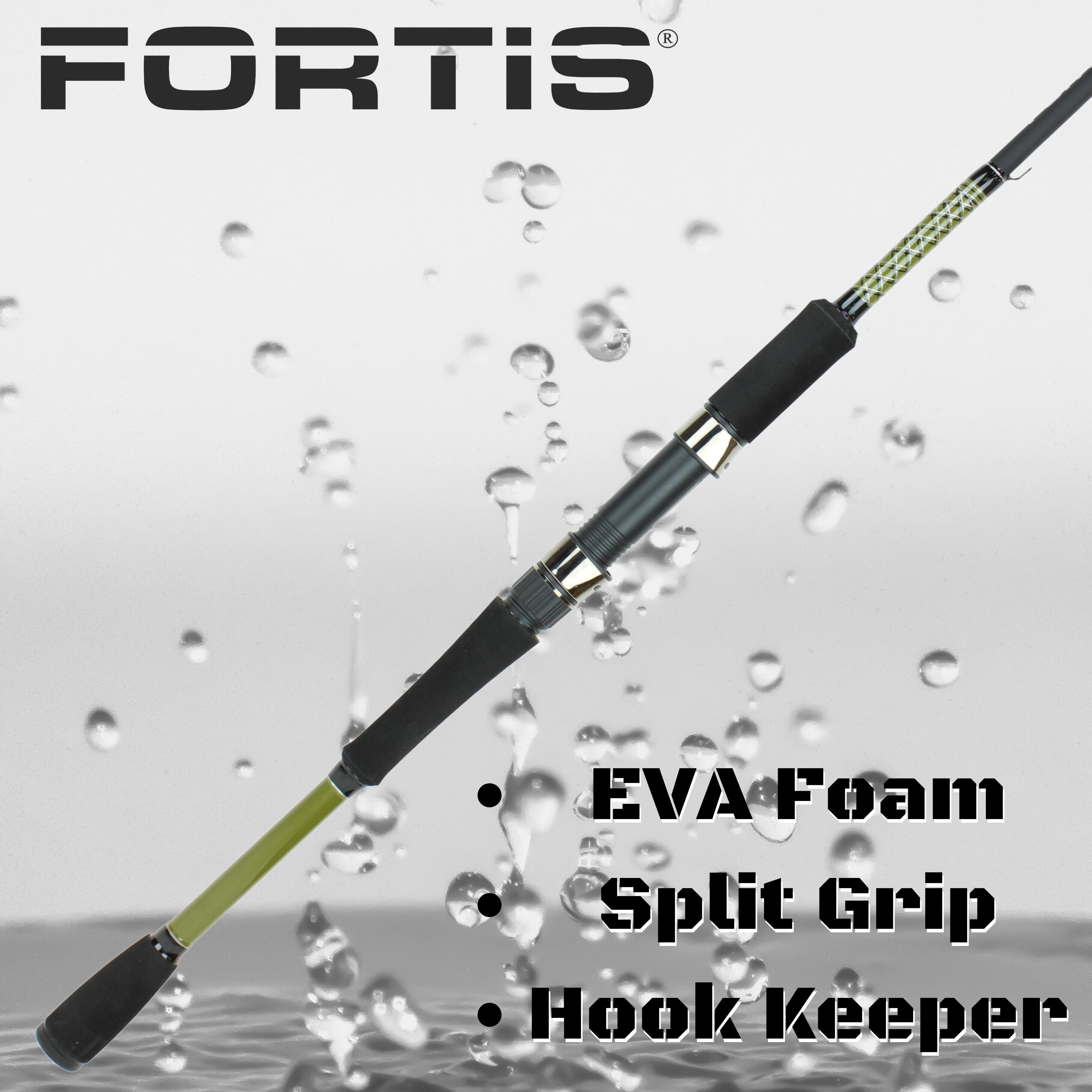 FORTIS 6' 6" Medium Heavy Action 1 Piece Spinning Rod