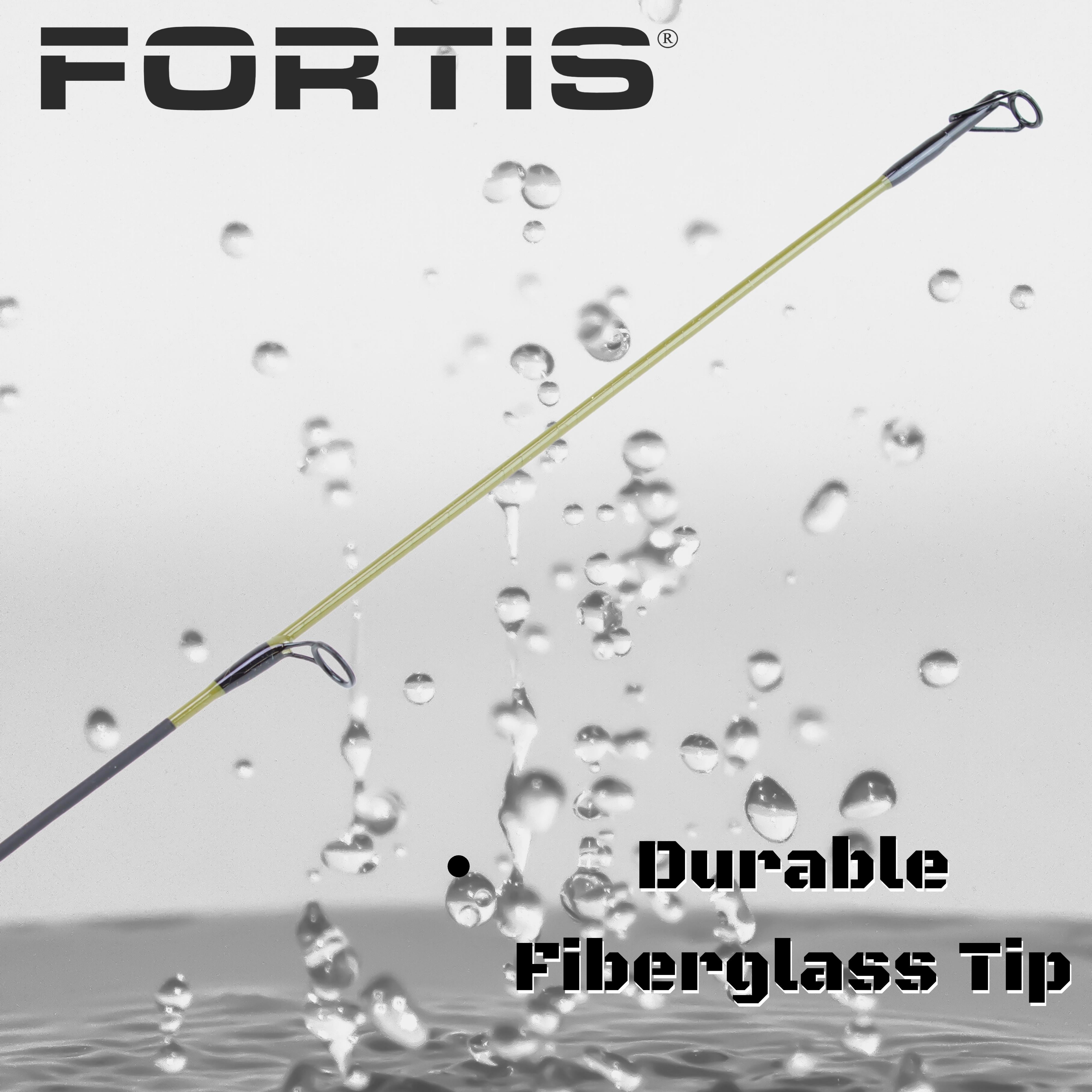 Fortis 5' Ultra Light Action 2 Piece Spinning Rod