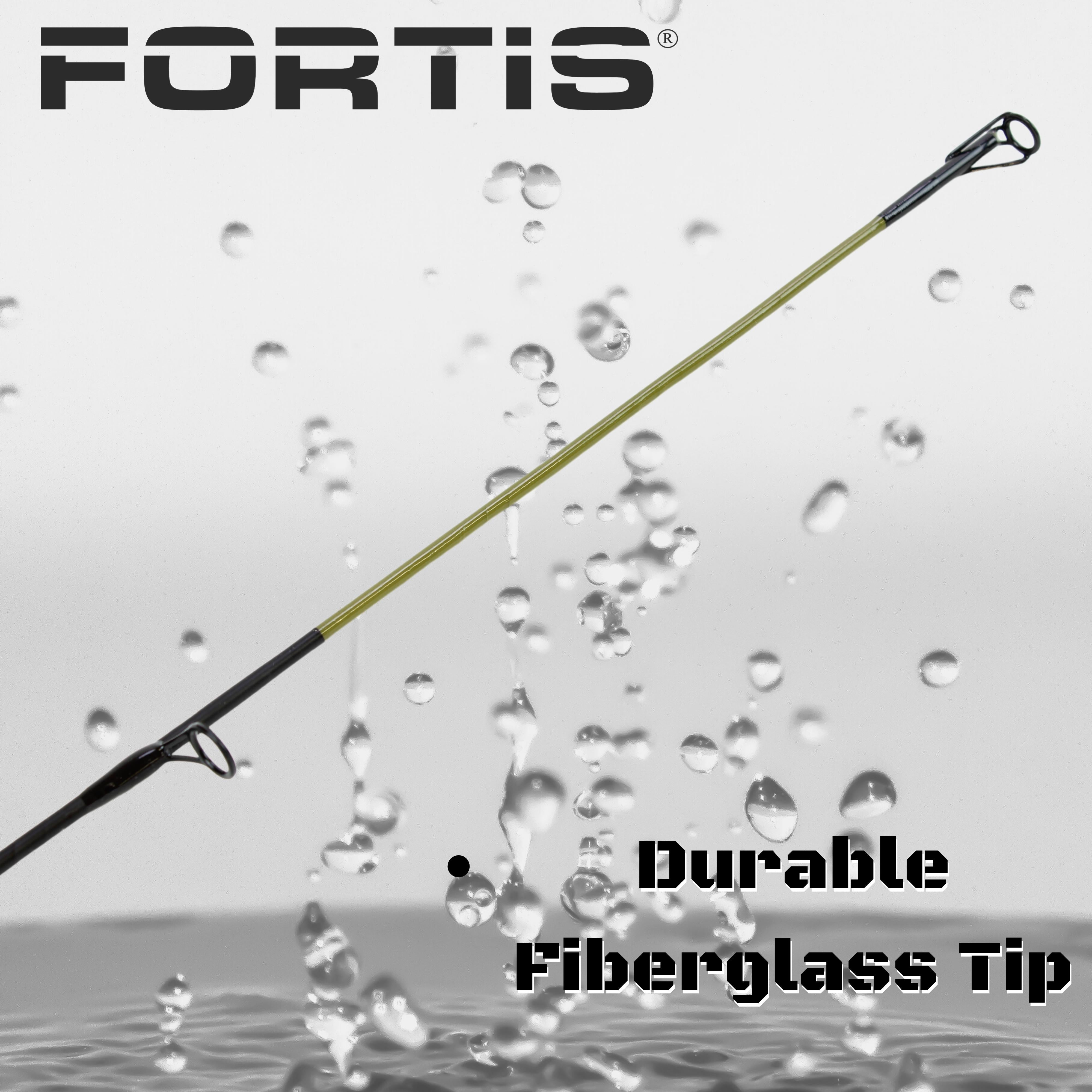 Fortis 5' 6" Light Action 2 Piece Spinning Rod