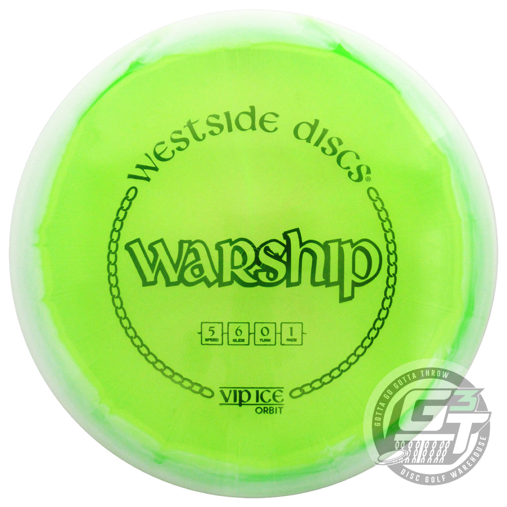 Westside VIP Ice Orbit Warship Midrange Golf Disc