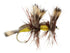 Wild Water Fly Fishing Yellow Double Humpy, Size 10, Qty. 6