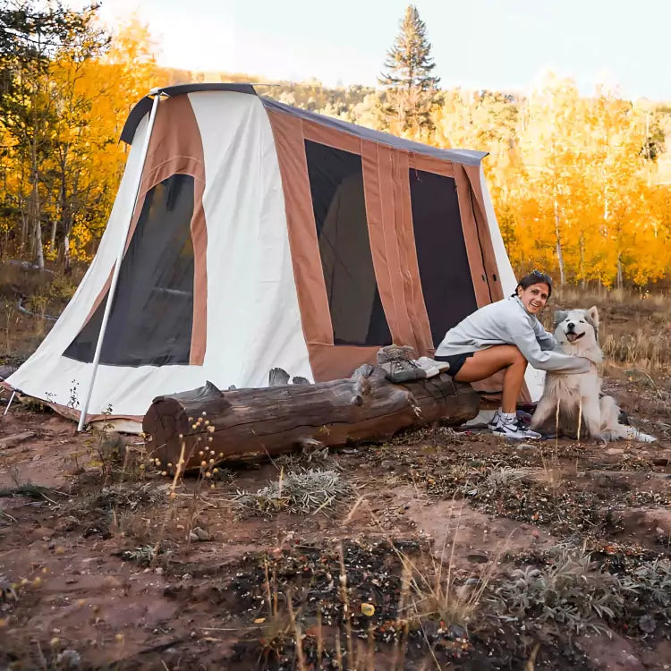 10’x14’ Prota Canvas Tent, Deluxe