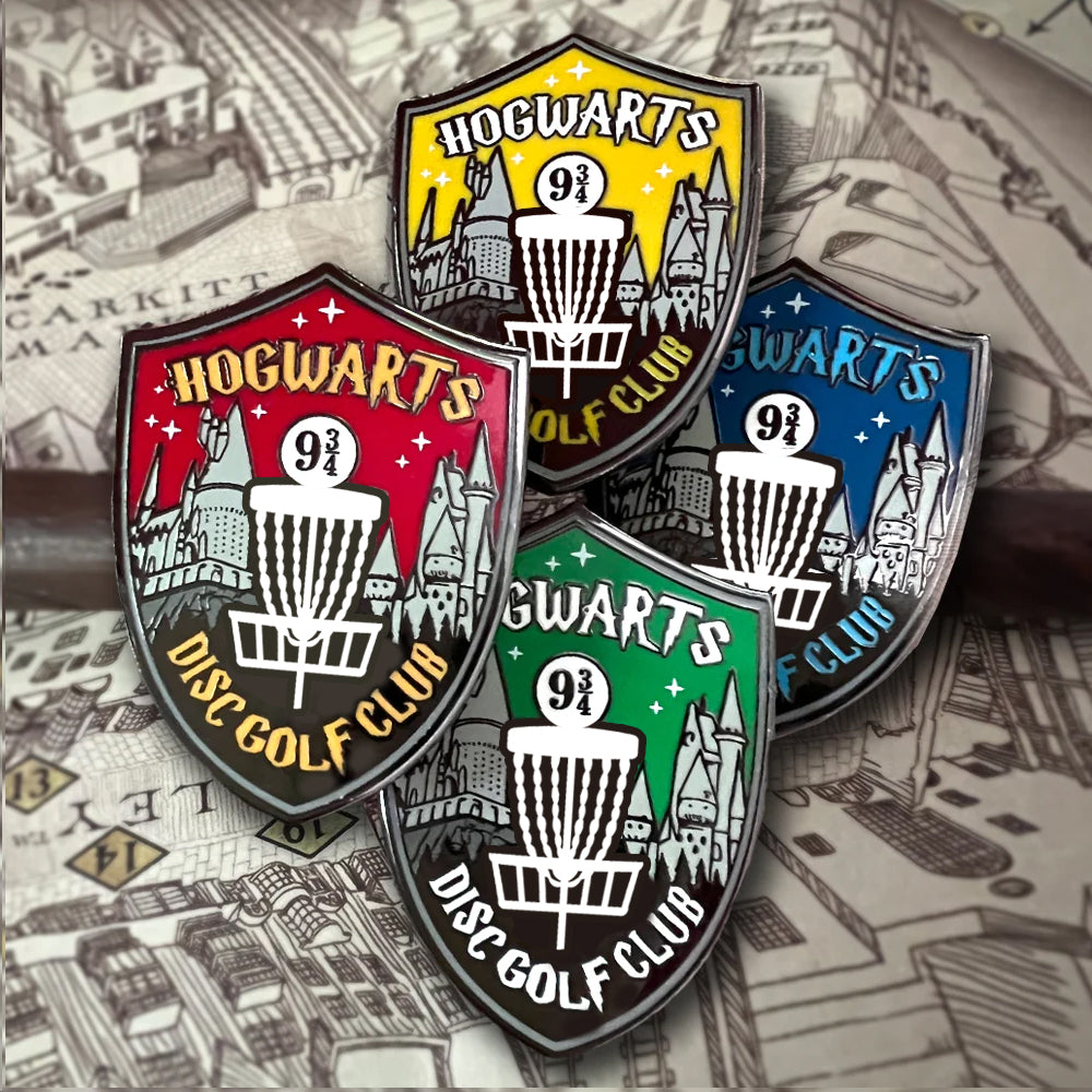 Hogwarts Disc Golf Club Pin