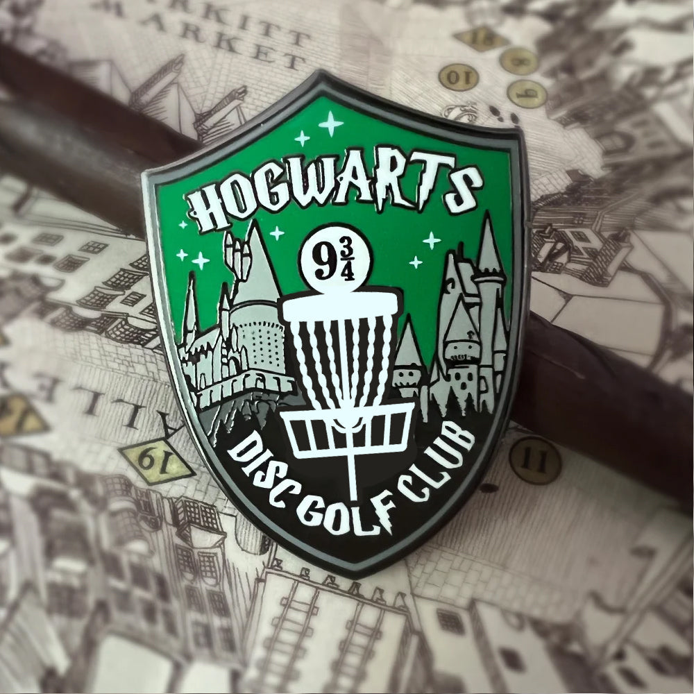 Hogwarts Disc Golf Club Pin