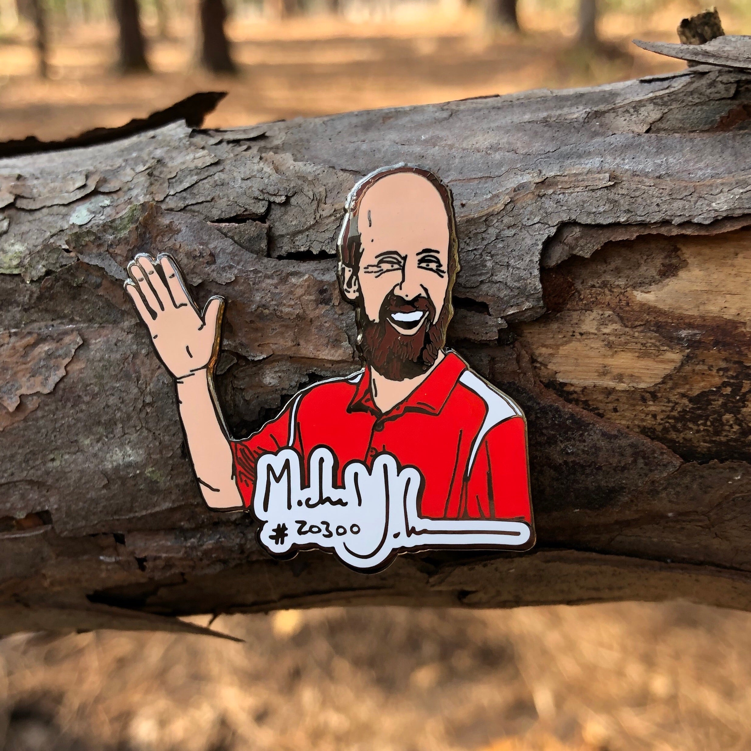 Michael Johansen Disc Golf Pin - Series 1