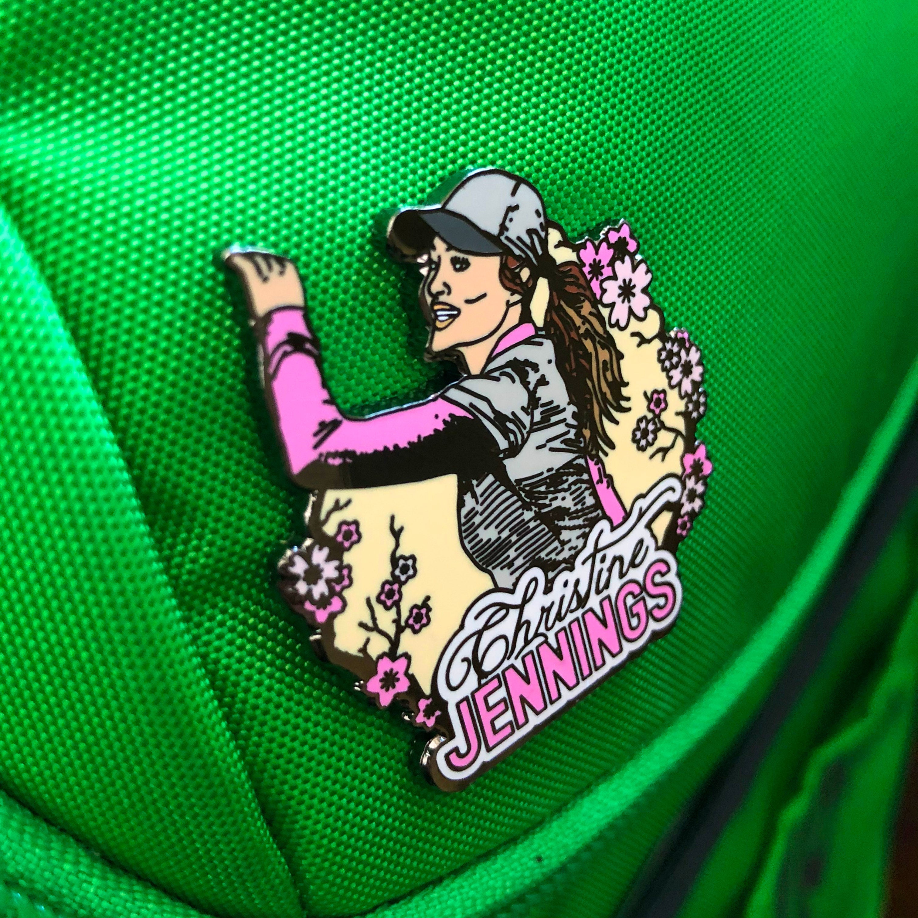 Christine Jennings Disc Golf Pin - Series 1