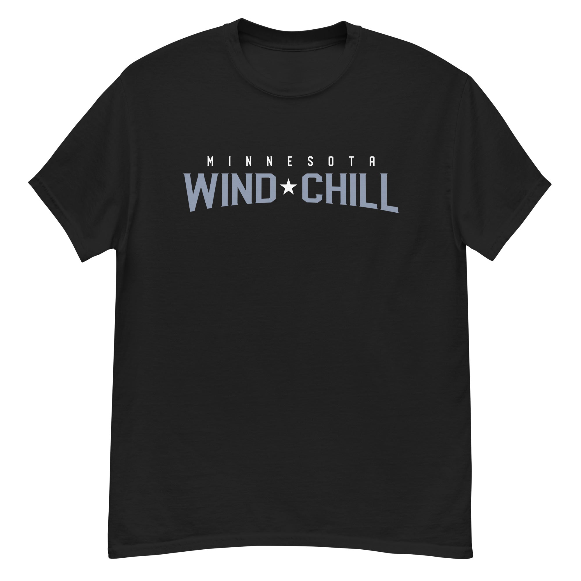 Wind Chill Black Wordmark T-Shirt