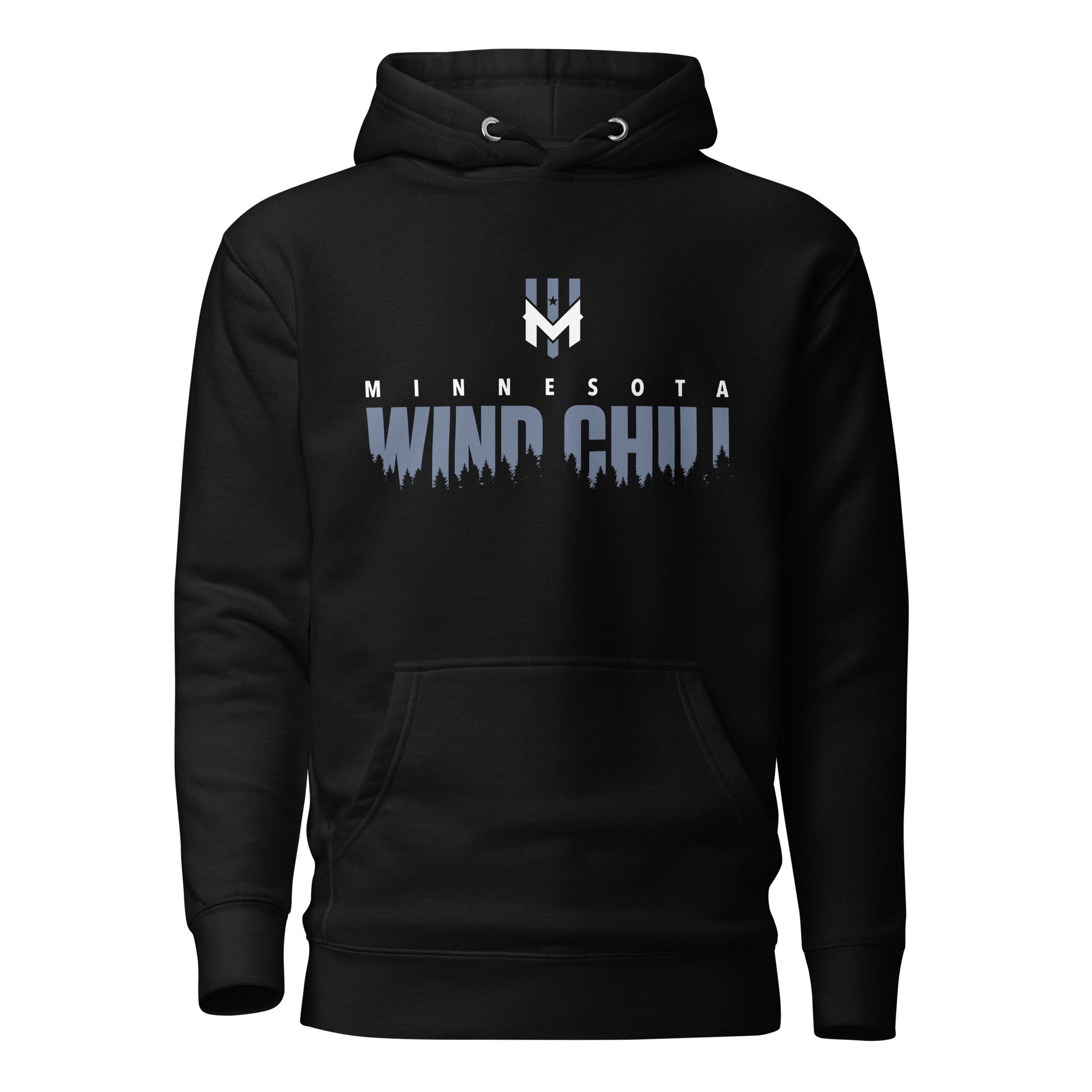 Wind Chill Black "Shadow" Hooded Sweatshirt