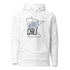 Wind Chill White State Outline Hooded Sweatshirt