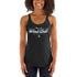 Wind Chill Women's Racerback Tank - Black 3D Text