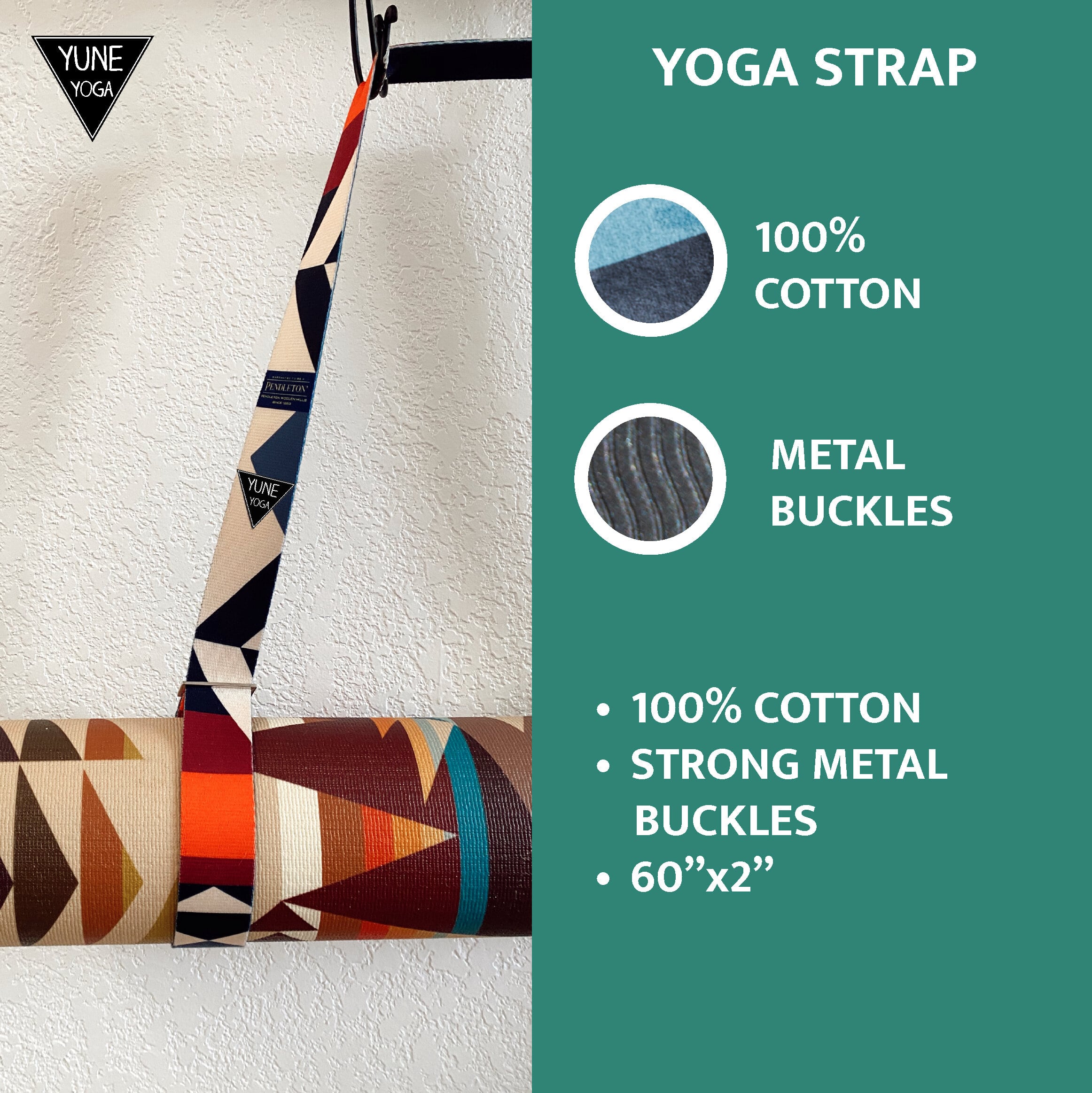 Yoga Strap Pendleton Fire Legend