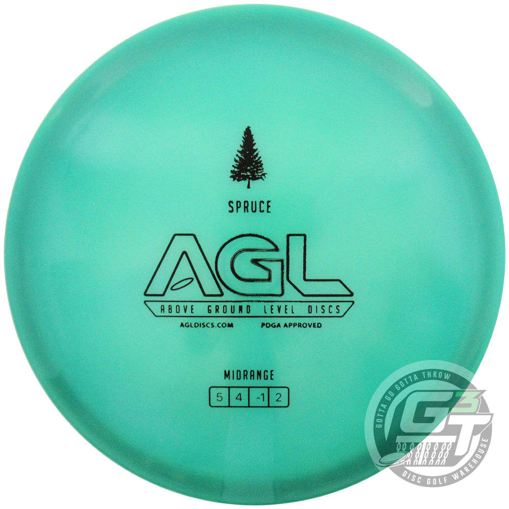 Above Ground Level Alpine Spruce Midrange Golf Disc