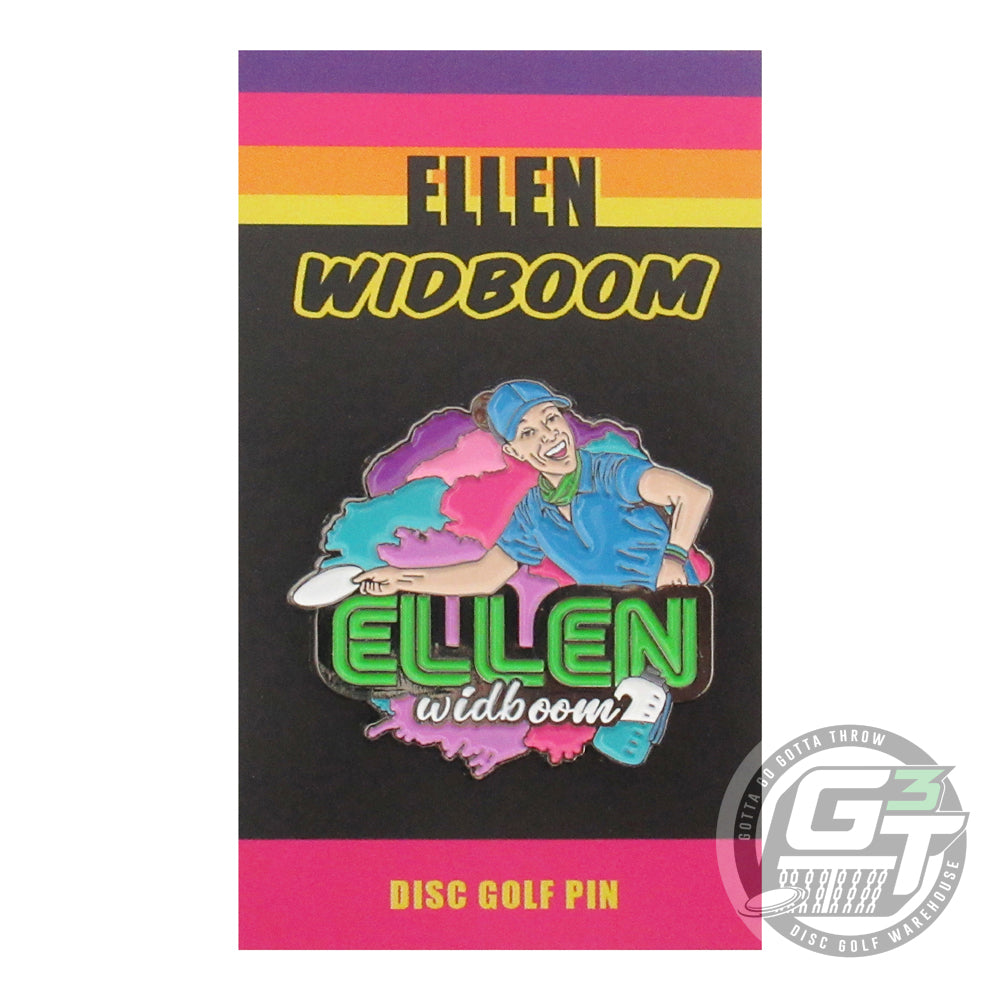 Disc Golf Pins Ellen Widboom Series 1 Enamel Disc Golf Pin